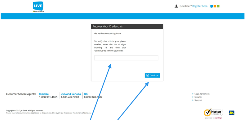 recover credentials-username-7 - JN Bank